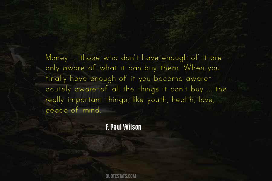 Money Cant Buy Health Quotes #1080233