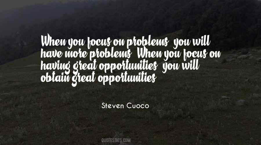 Problems As Opportunities Quotes #203845