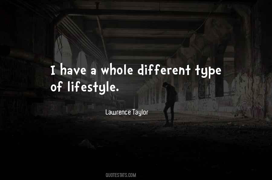 Different Lifestyle Quotes #1204576