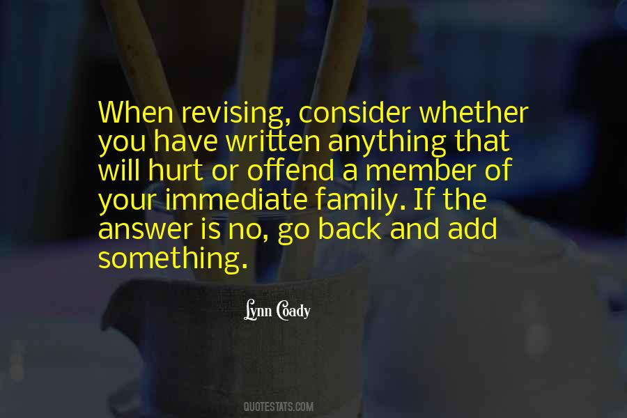 Family Or No Family Quotes #681331
