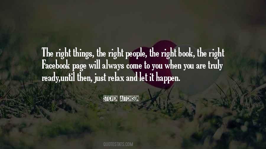 Ready To Relax Quotes #1074717
