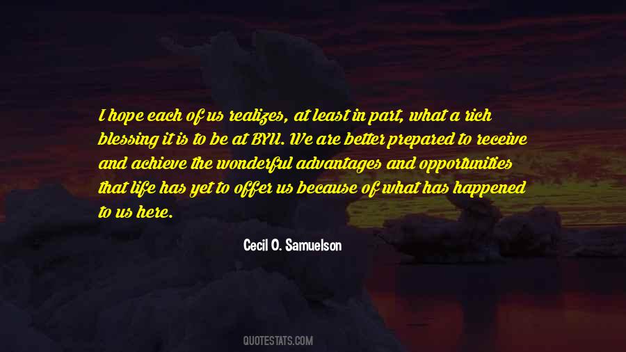 Quotes About Opportunities And Hope #1730102