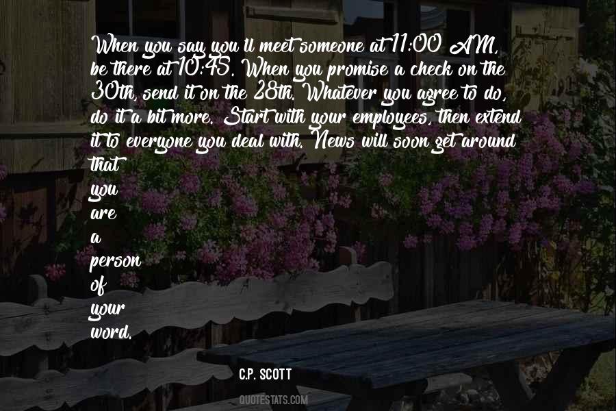 On A Promise Quotes #310513