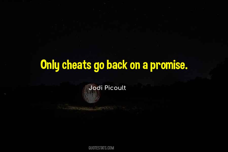 On A Promise Quotes #374340