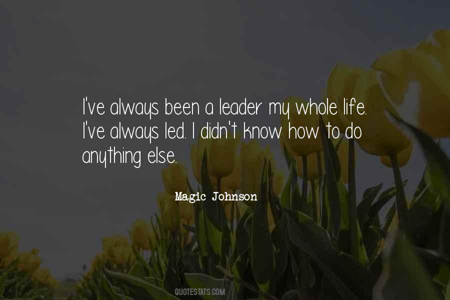 Been A Leader Quotes #555763