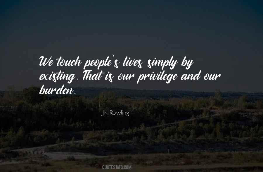 We Touch Quotes #782339