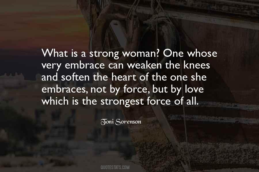 A Woman Is Strong Quotes #1145470
