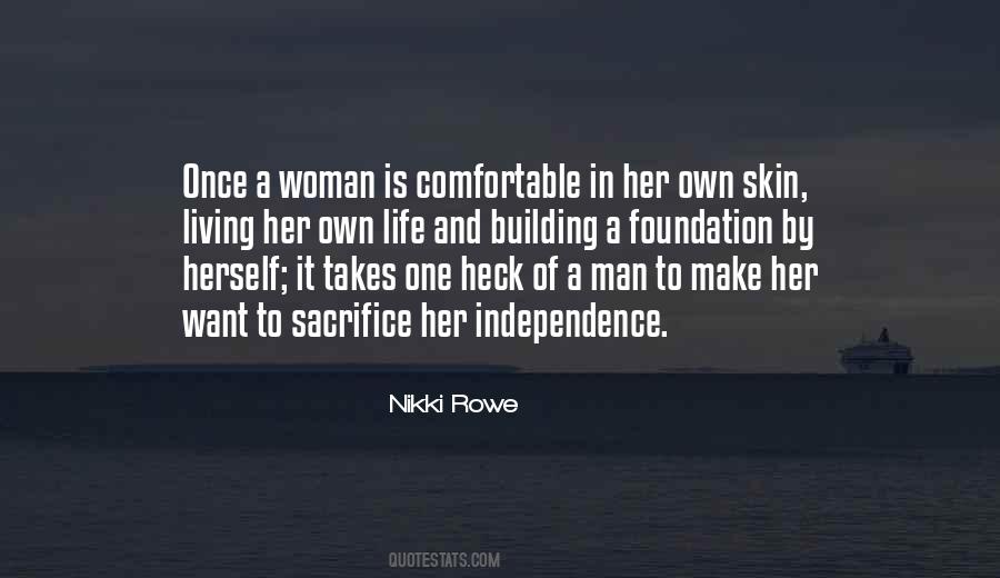 A Woman Is Strong Quotes #1242348