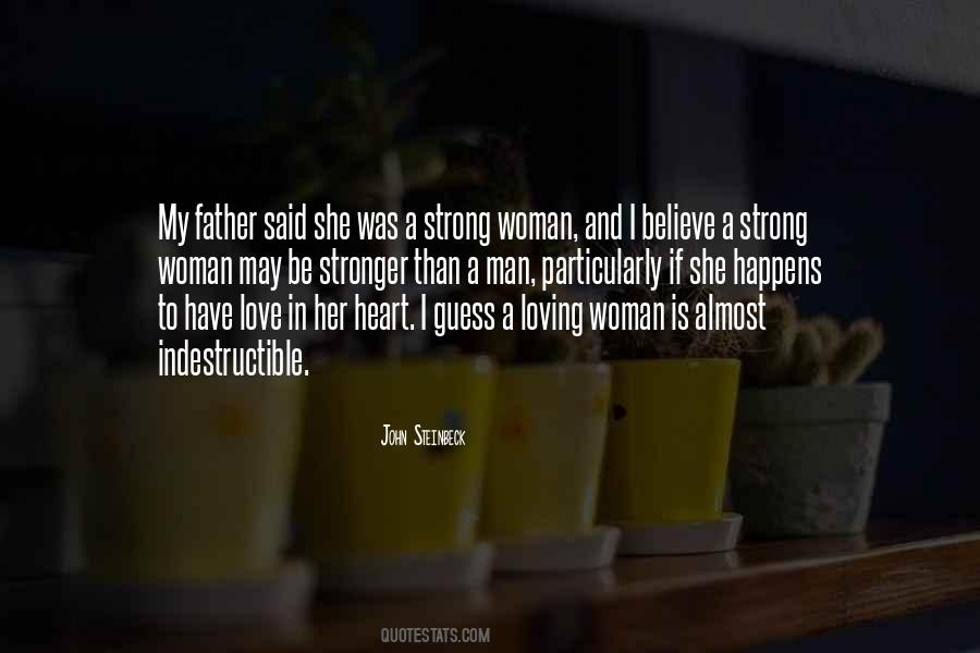 A Woman Is Strong Quotes #541896