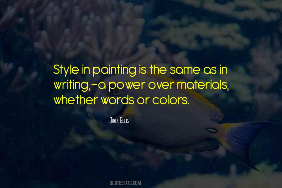 Color Style Quotes #1194871