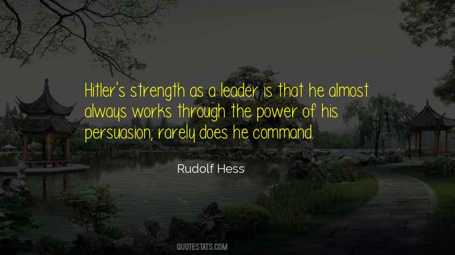 As A Leader Quotes #1031599