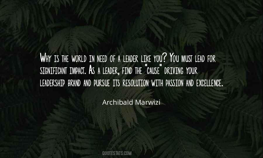 As A Leader Quotes #1125122