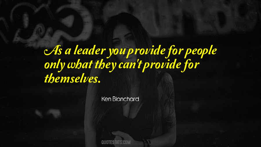 As A Leader Quotes #1219135