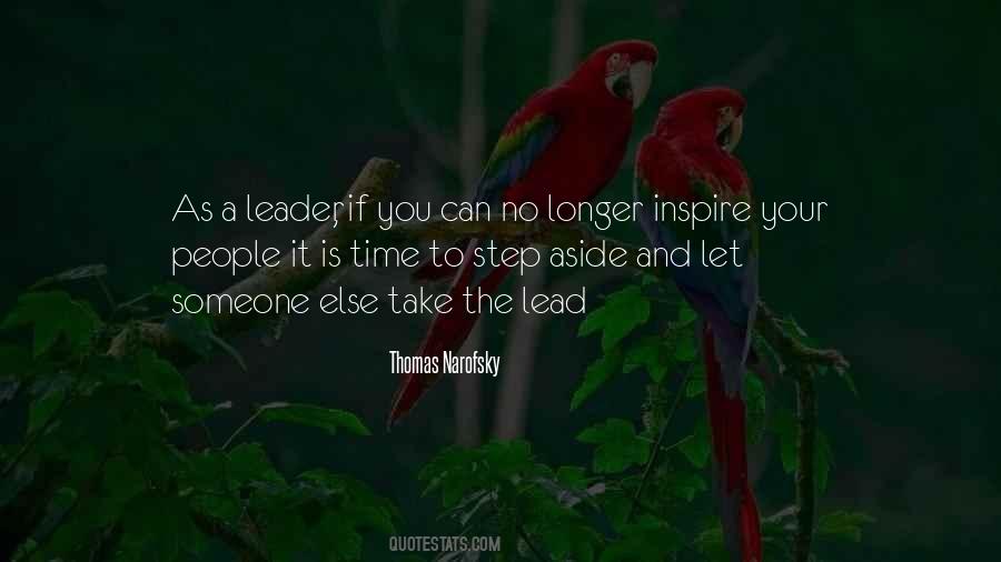 As A Leader Quotes #1606258