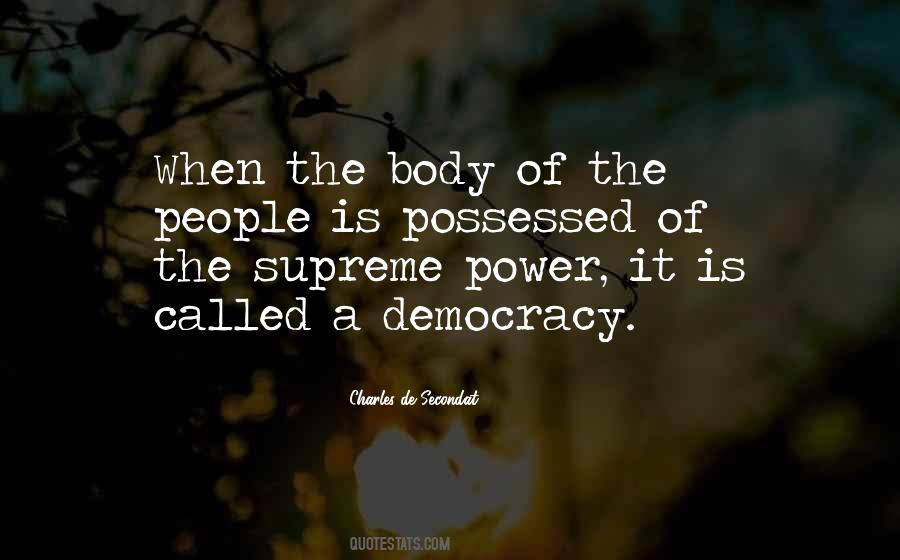 Power Of Democracy Quotes #1239715