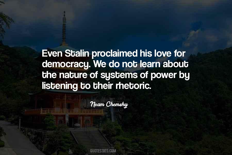 Power Of Democracy Quotes #290369