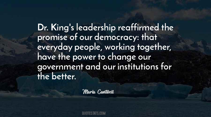 Power Of Democracy Quotes #355081