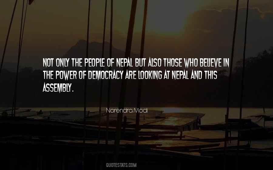 Power Of Democracy Quotes #38681