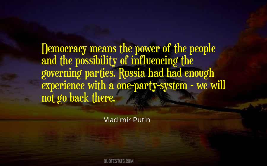 Power Of Democracy Quotes #846816
