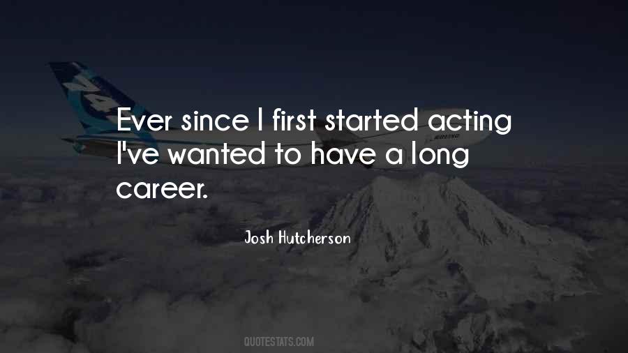 Career First Quotes #550540