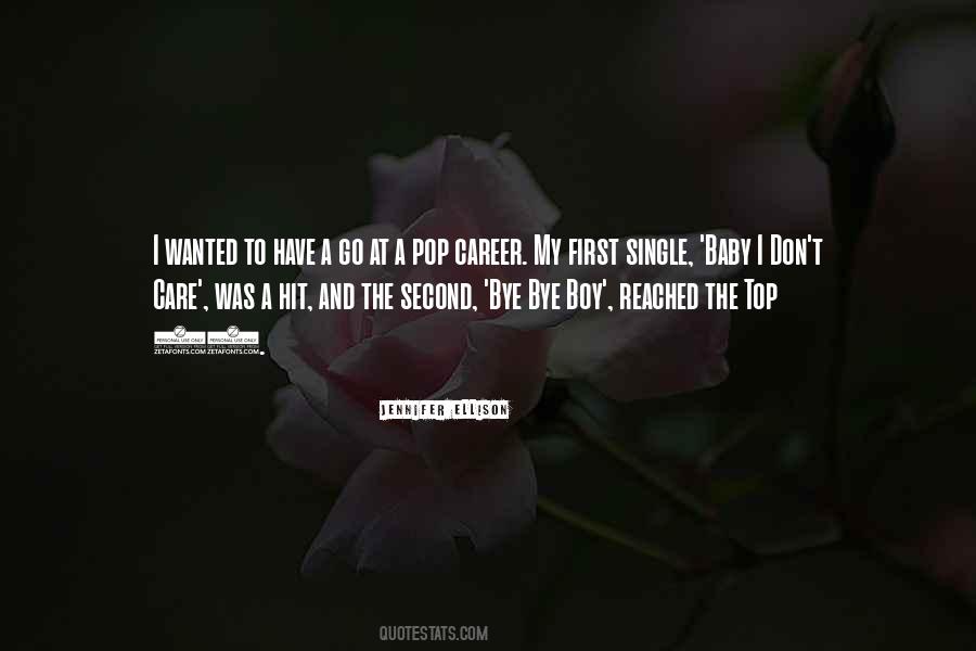 Career First Quotes #72538