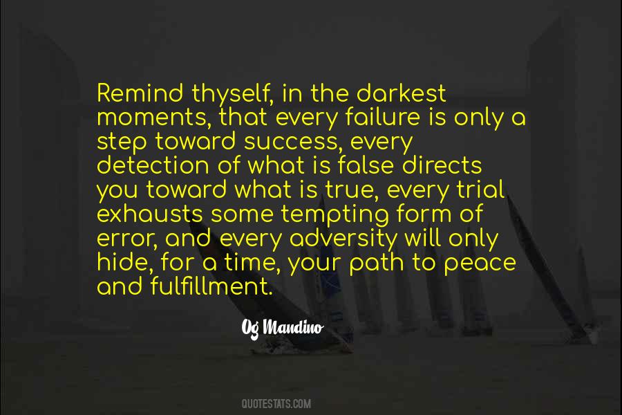 Adversity And Success Quotes #1084295