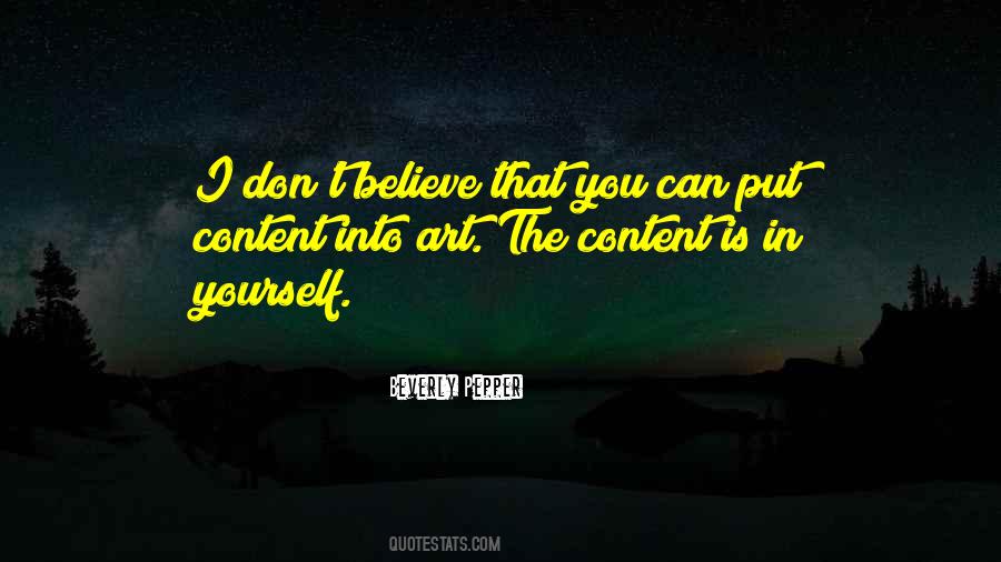 When You Dont Believe In Yourself Quotes #375812
