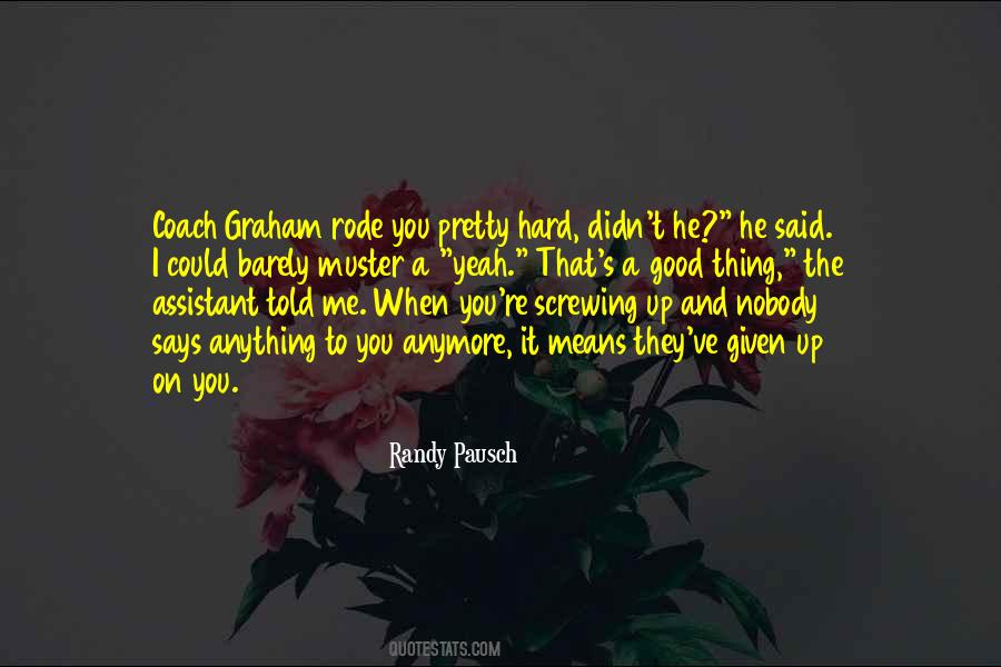 Sorry For Screwing Up Quotes #738580