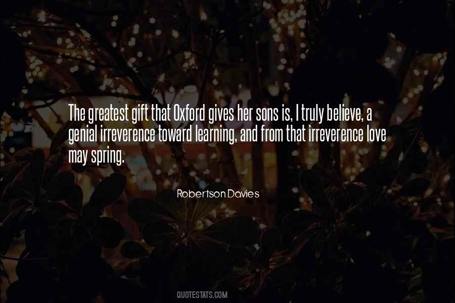 Learning Is A Gift Quotes #201166