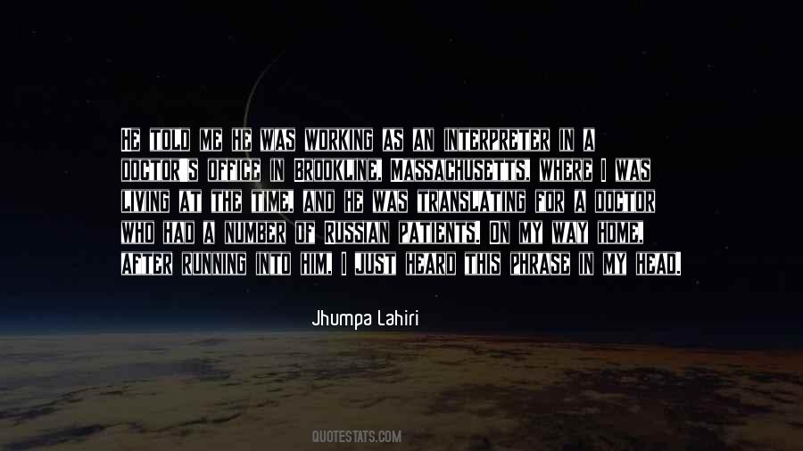 Quotes About Jhumpa #42317