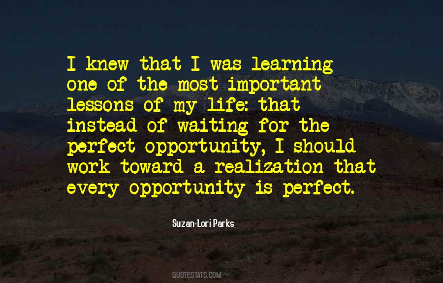 Important Lessons Of Life Quotes #1523765