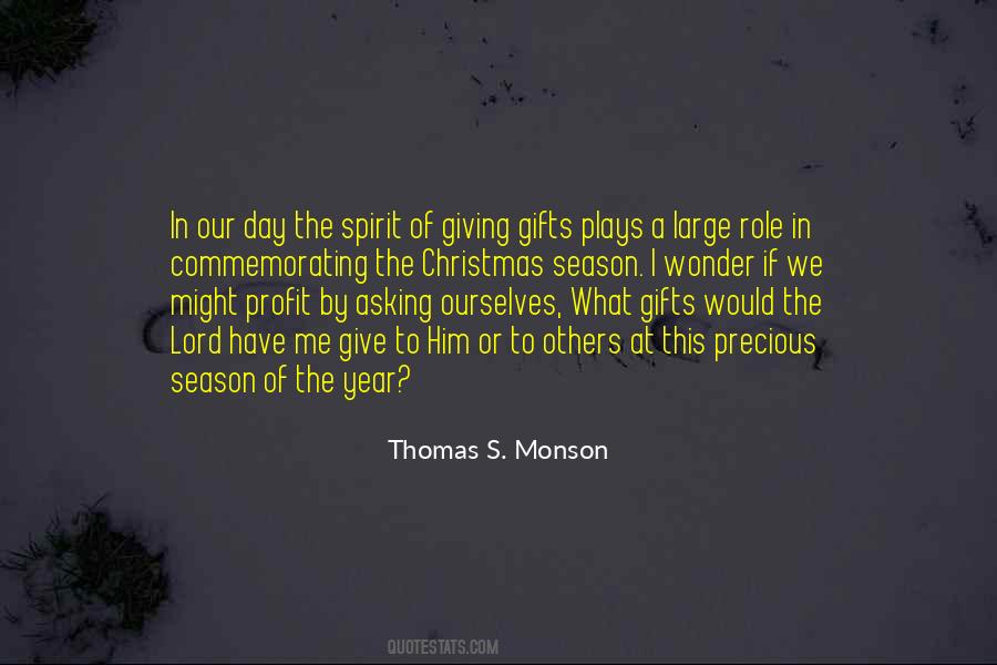 The Spirit Of Giving At Christmas Quotes #1733625