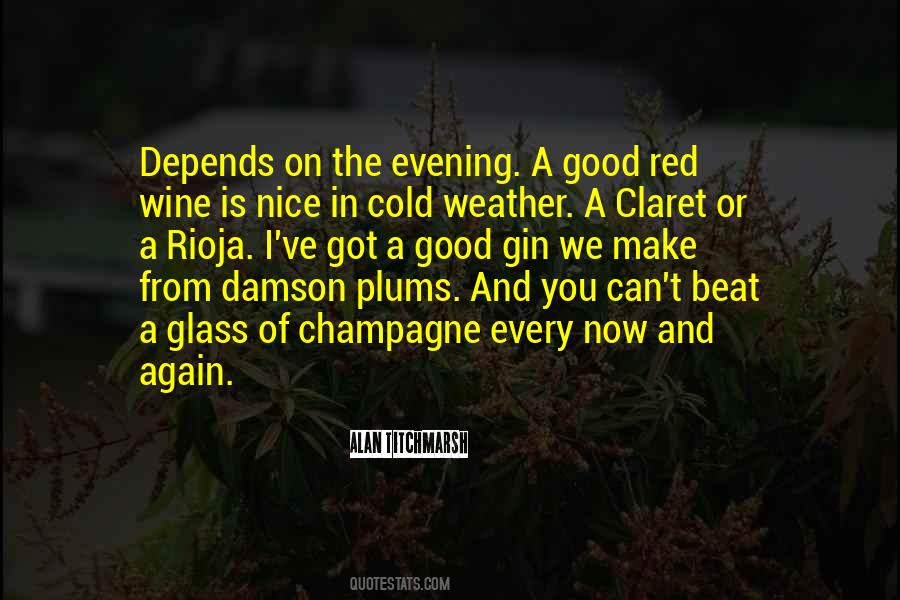 Evening Weather Quotes #831251