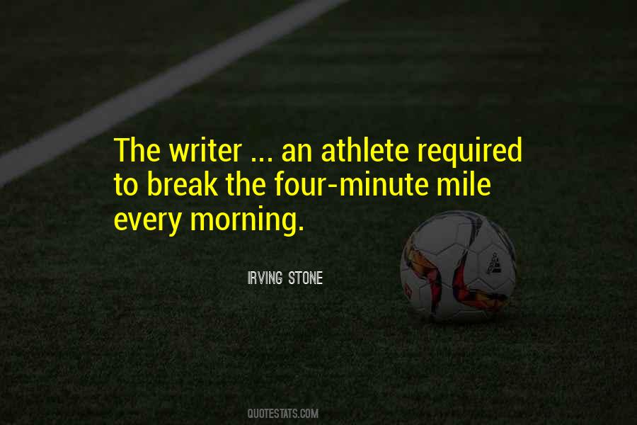 Mile A Minute Quotes #903165