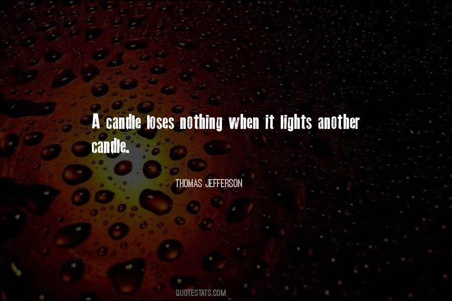No Candle Loses Its Light Quotes #1779268 No Candle Loses Its Light Quotes #1779268