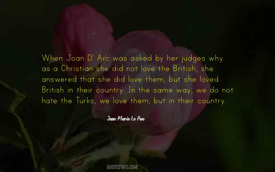 In The Country We Love Quotes #1265472