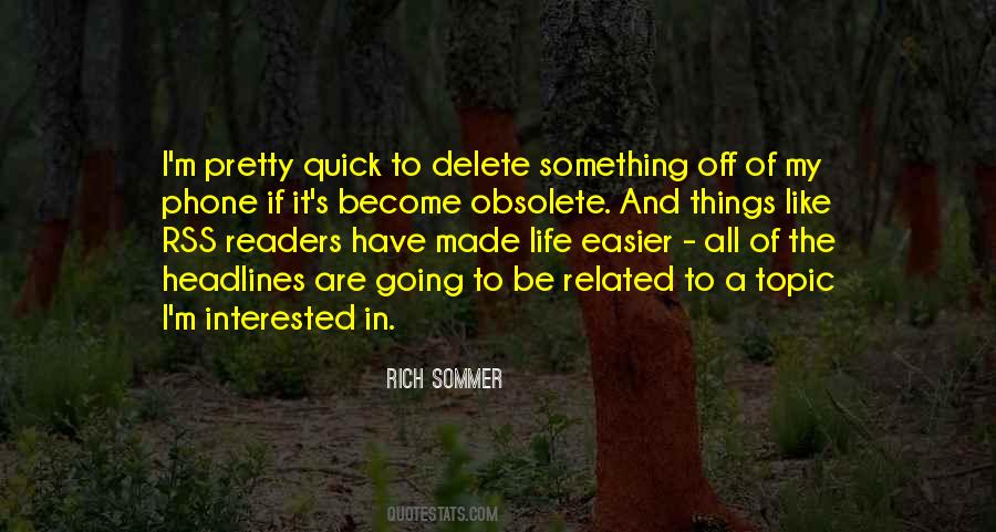 Delete Me From Your Life Quotes #635475