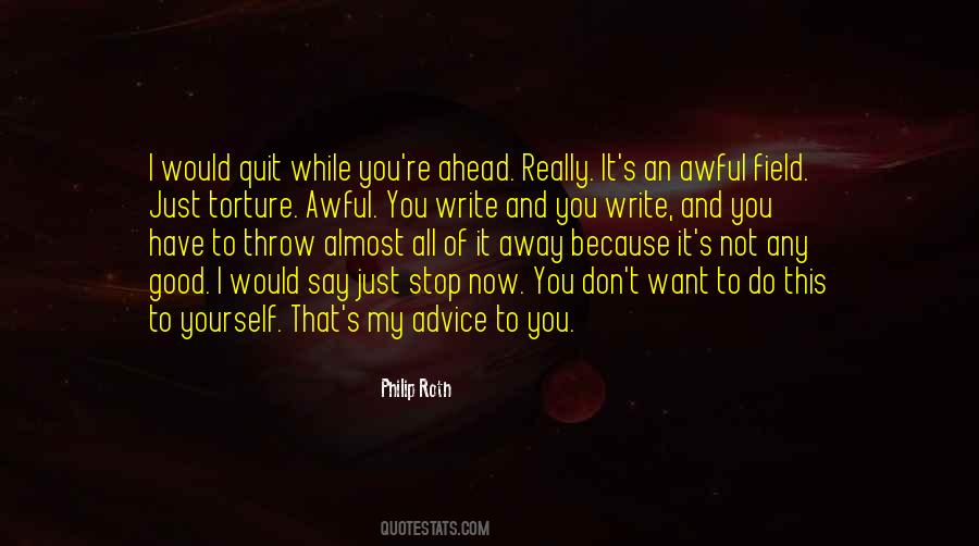 Want My Advice Quotes #197803
