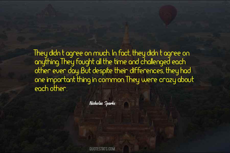 Differences Love Quotes #1871783