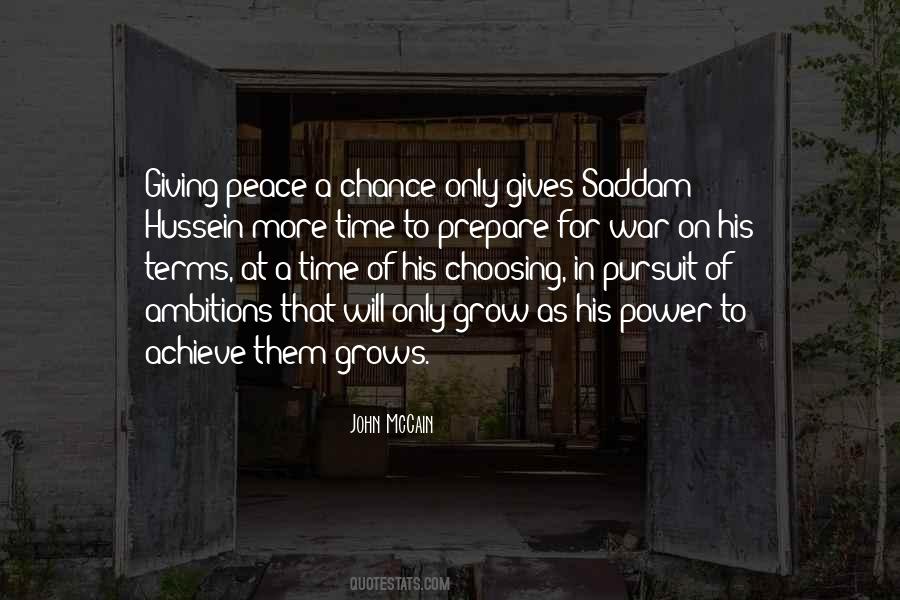 Pursuit Of Peace Quotes #1457652
