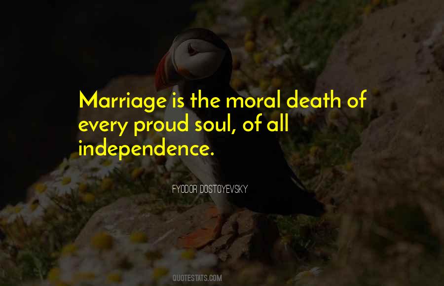 Marriage Death Quotes #109981