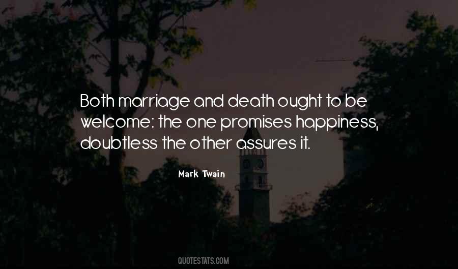 Marriage Death Quotes #1471354