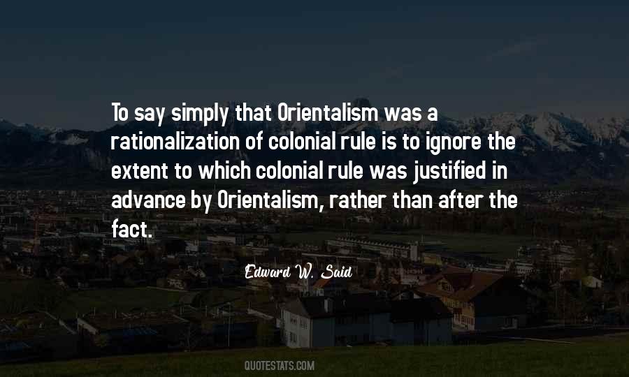 Colonial Rule Quotes #1856539