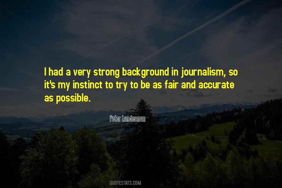 Try To Be Fair Quotes #1830459