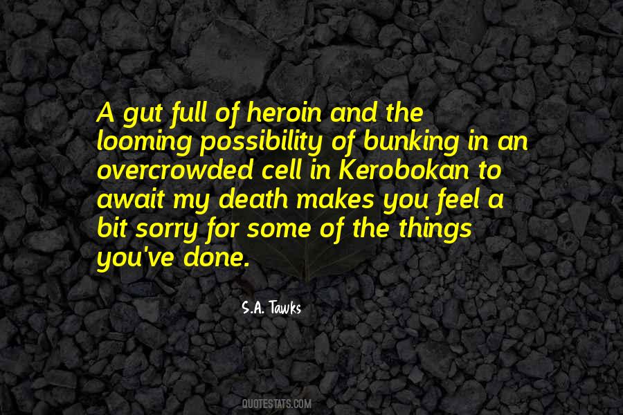 Sorry Death Quotes #890483