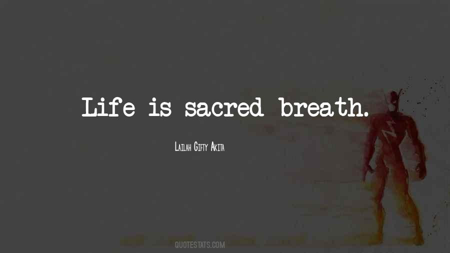 Breath Life Quotes #927050