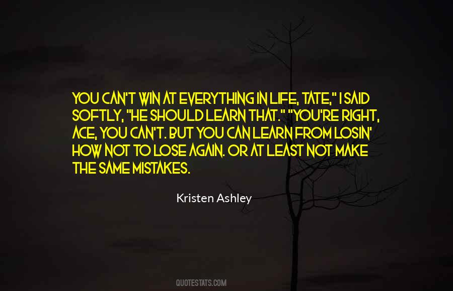 Learn To Win Quotes #1167123