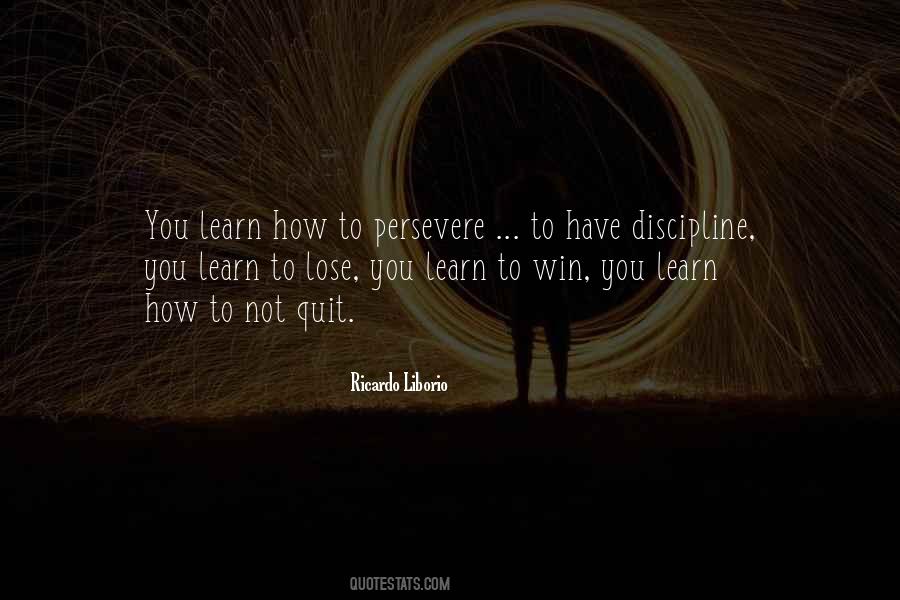 Learn To Win Quotes #841304