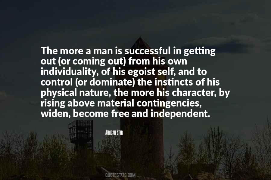 Man And Self Control Quotes #1501253