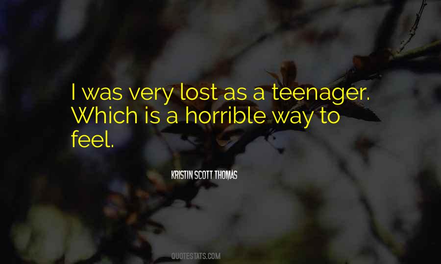 Feel Lost Quotes #911019